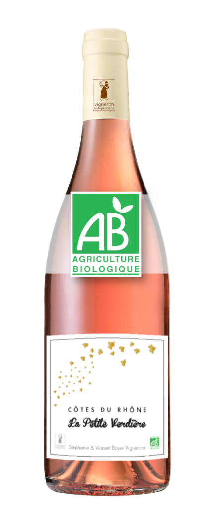 Côtes-du-Rhône - La Petite Verdière - Rosé - Logo AB